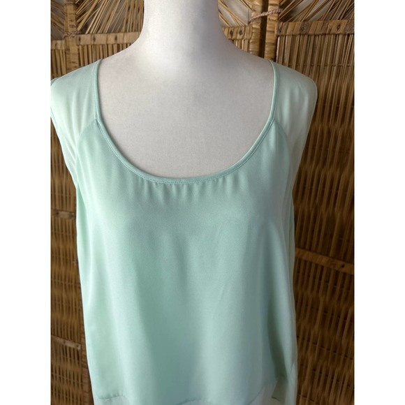 1. State Top Womens‎ Large Sleeveless Sheer Blouse - Picture 5 of 10